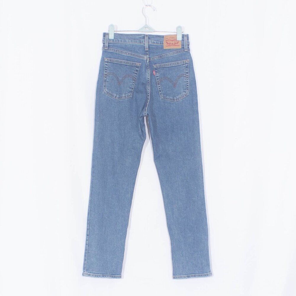 LEVI'S Wedgie Straight Jeans Size 26 - Picture 7 of 12